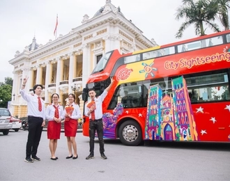 جولة بحافلة هوب أون هوب أوف بطابقين حول مدينة هو تشي منه