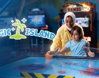 احصل على بطاقة مجك آيلاند مقابل 22 دينار بحريني بدلًا من 27 دينار في مجمع السيف في عراد