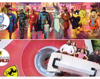 2 Theme Parks Tickets with 50% Off at Yas Island