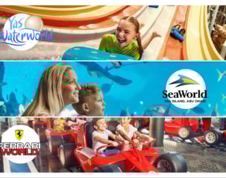 All Day Pass Entry Ticket to 3 Parks in Yas Island Abu Dhabi