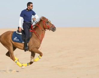 الرياض: ركوب خيل في الرمال الحمراء