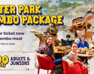 Combo Meal + Full Day Ticket to Desert Falls Water & Adventuer Park at Salwa Beach Resort