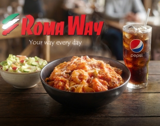 عرض وجبة باستا الروبيان من روماواى مقابل 40 ريال سعودي بدلاً من 63 ريال سعودي